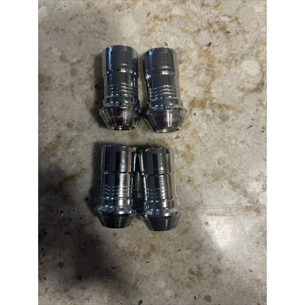 Lincoln Navigator Wheel Locking Nuts For Exposed Lugs 4pc Set No Key - Picture 3 of 3